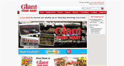Desktop Screenshot of giantfoodmart.com